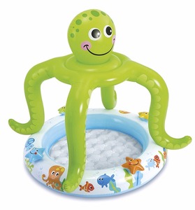 <span class=keywords><strong>Piscina</strong></span> <span class=keywords><strong>Inflable</strong></span> para Bebés <span class=keywords><strong>Intex</strong></span> 57115 con Forma de Pulpo Sonriente - Product Image 1