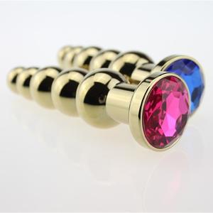 Golden Hot Men Women Sex Fat Ass Bead Anal Plug - Product Image 3