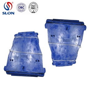 뜨거운 판매 Mn18Cr2 Mn13Cr2 쇄석기 예비 부품 뺨 턱 플레이트 좋은 품질 - Product Image 1