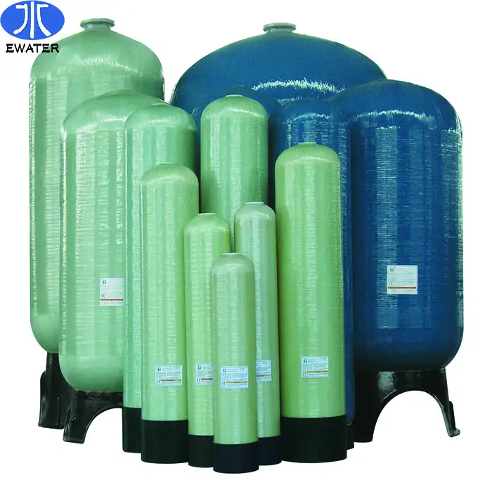 المصنع مباشرة Canature Huayu 1054 FRP GRP الألياف الزجاجية وعاء ضغط خزان مياه RO نظام المياه