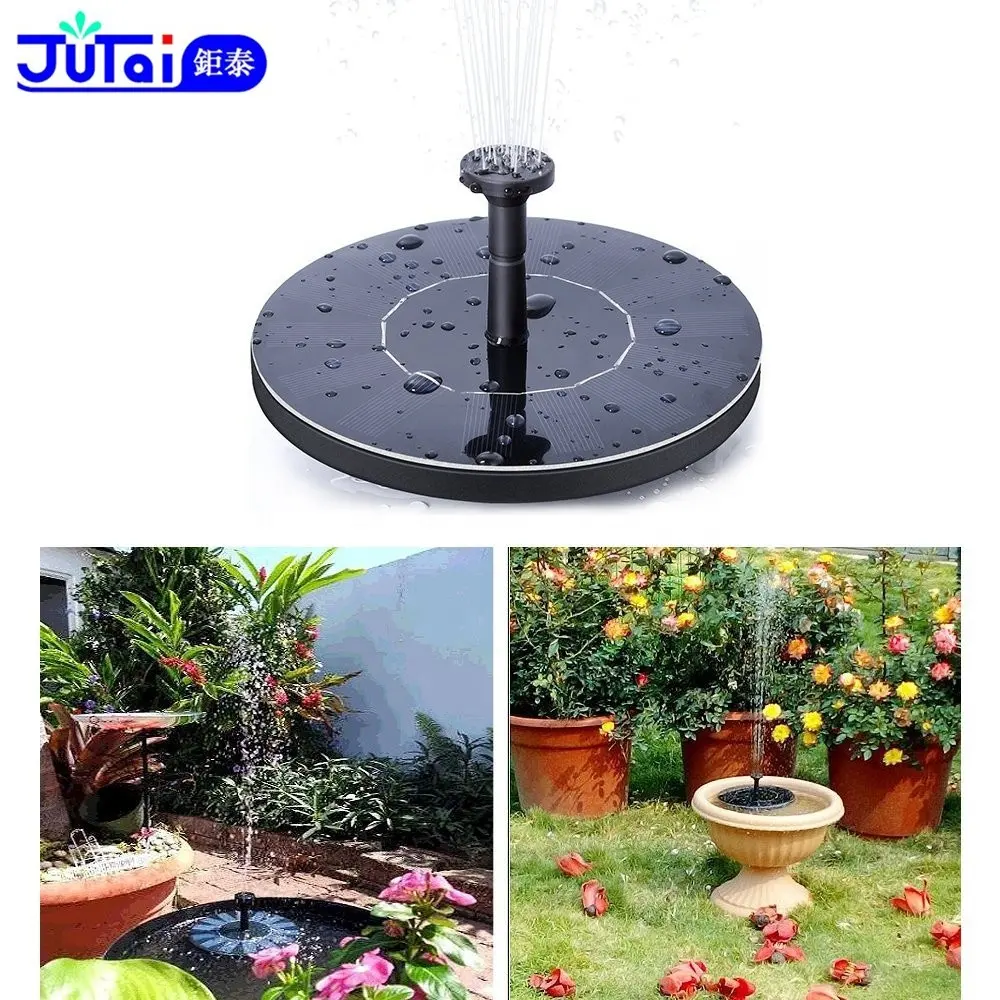 Fonte Solar, Movido A Energia Solar Bird Bath Bomba Da Fonte de 1.4W Painel Solar Kit Bomba de Água, rega Bomba Submersível para Lagoa ao ar livre