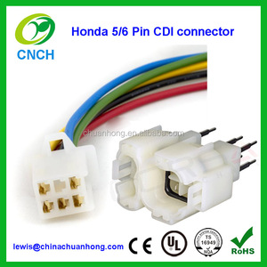 5 Pin, 6 Pin CDI conector del arnés de cableado de alambre 5 a 6 forma de la motocicleta Quad pozo de la bici de la suciedad para ATV honda CDI XL600R <span class=keywords><strong>Transalp</strong></span> 600 - Product Image 3