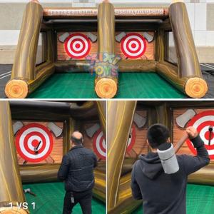 XIXI JOUETS Publicité populaire Gonflables Hache <span class=keywords><strong>gonflable</strong></span> Lancer fléchettes Jeux de carnaval pour enfants et adultes - Product Image 5