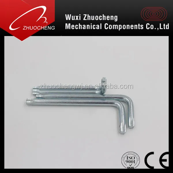 Clé torx de type L en acier, mini clé en alliage de Zinc, forme L