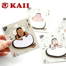 KAII lindo comida de desayuno en forma de notas adhesivas donut máscara del héroe de huevo brindis forma Memo Pad papel de oficina de papel de auto-Notas - Product Image 3