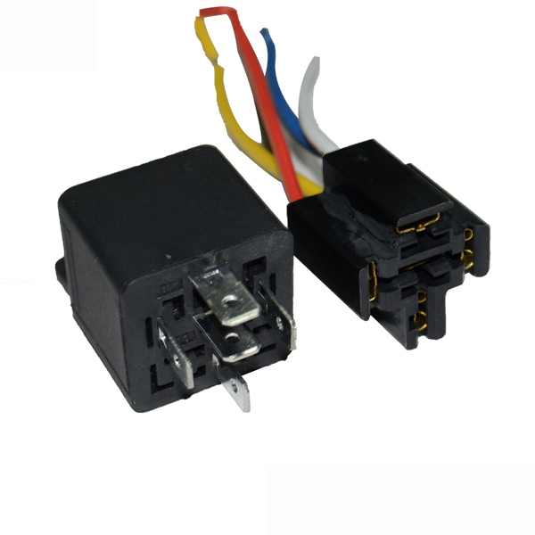 Automotive Relay 12/24A 30/40A Sealed Miniature Fuse Box Custom Wire Harness