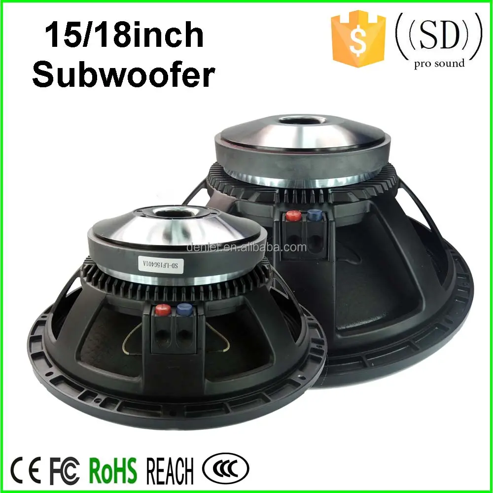 Alto-falante com subwoofer de 18 "/15", subwoofer, alto-falante profissional rcf com subwoofer de 18 polegadas e subwoofer