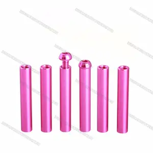 Anodizado hexagonal separador tornillo m3 de aluminio anodizado de espaciadores/separadores