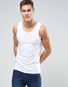 KY fabricante chino hombres barato cuello redondo diseño liso personalizado algodón músculo blanco <span class=keywords><strong>chaleco</strong></span> en blanco camisetas sin mangas - Product Image 5