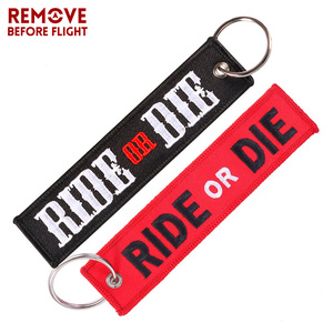 Porte-clés de voiture et <span class=keywords><strong>moto</strong></span>, logo personnalisé avec texte brodé, vente en gros, 100 pièces - Product Image 2