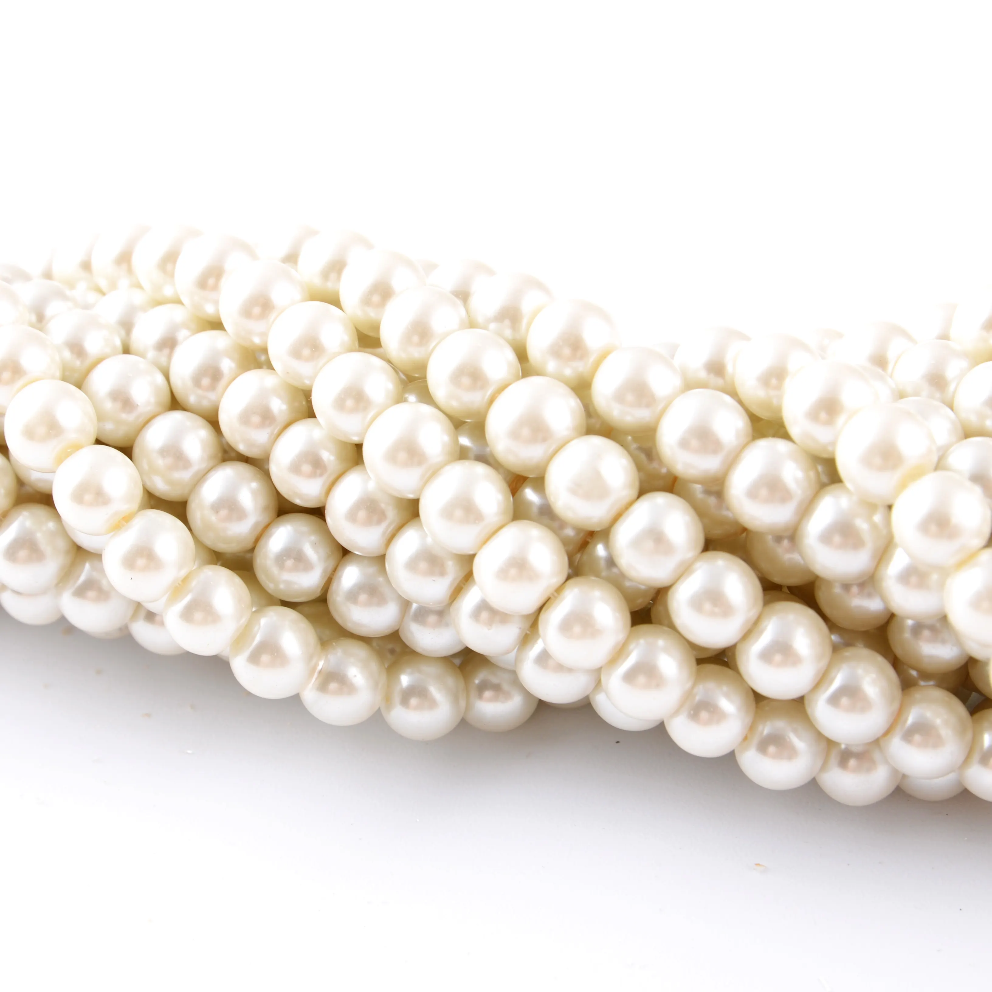 Perles de Cristal décoratives Perles Blanches En Gros En Chine