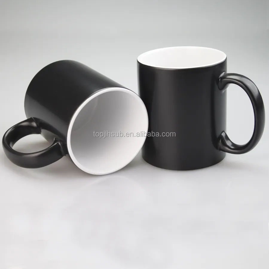 Sublimation Magic color changing mugs wholesale price 11oz Matte Color Changing Mugs