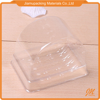 Boîte d'emballage pour gâteau en tranches, boîte à biscuits divisée avec fenêtre transparente