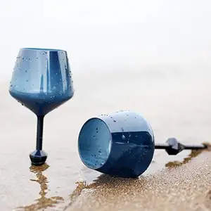 沙滩池户外野餐露营草坪-100% Safec丙烯酸漂浮沙滩酒杯