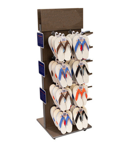 Tùy Chỉnh Bán Lẻ Người Phụ Nữ Sandal Hiển Thị Đứng Bán Buôn Kim Loại Dép Tầng Đứng Thiết Kế Cho Dép Bãi Biển - Product Image 3