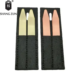 Manufacturers wholesale copper collar inserts high-grade pure copper collar stays men and women universal collar stiffeners