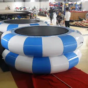 3-5M Diameter Opblaasbare Watertrampoline Bounce Zwemplatform Meer Speelgoed