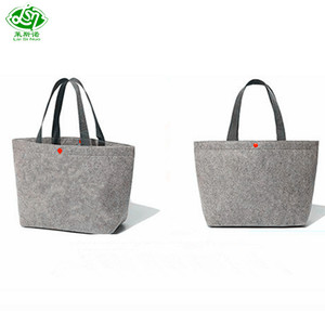Precio adecuado calidad superior mujeres fieltro <span class=keywords><strong>shopper</strong></span> Tote promoción barato bolso de compras - Product Image 3