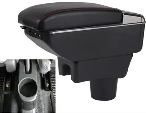 Mitsu bishi Atrrage/Mirage G4 kol dayanağı kol dayama kutusu konsol çivisiz aksesuarları araba Çift Katmanlı Teleskopik Siyah mükemmel uyum