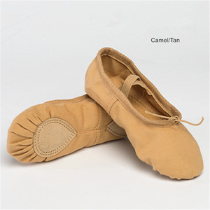 Venta al por Mayor de Fábrica: Zapatos Planos de Ballet para Niñas, Color Rosa Intenso, Parte Superior de Lona, Suela de Gamuza - Product Image 5
