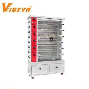 6 varillas comercial restaurante panadería pollo asado asador parrilla horno de gas - Product Image 1