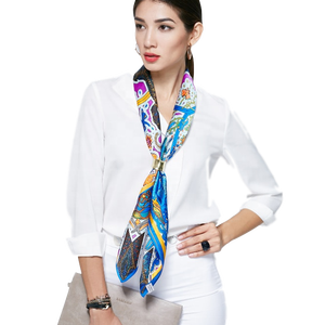 <strong>Chinese</strong> hangzhou factory custom digital printed <strong>silk</strong> scarves 100 pure <strong>silk</strong> twill women <strong>scarf</strong> 90x90