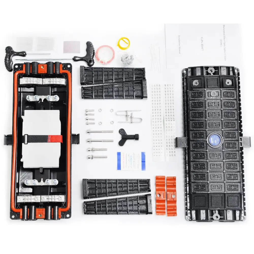 Professional factory 4 in 4 out fiber optic cable splice closure optical terminal box fiber optic equipment product