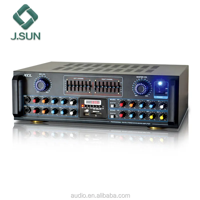 karaoke mixing amplifier with USB/SD/FM/EQ