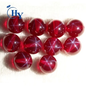 Chất lượng cao tổng hợp Corundum đá quý lỏng Red Star <span class=keywords><strong>ruby</strong></span> hạt tổng hợp Corundum đá quý - Product Image 5