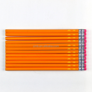 Crayons à <span class=keywords><strong>dessin</strong></span> en graphite sur bois avec <span class=keywords><strong>gomme</strong></span> pour fournitures scolaires - Product Image 1