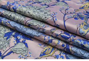 ผ้าด๊อกบี้แบบลายริ้วสำหรับเสื้อผ้าเด็กผู้หญิงผ้าโพลีเอสเตอร์100% สองหน้าผู้ผลิตจีน - Product Image 3