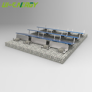 Fotovoltaica acero tipo J con balasto montaje para Sistema Solar 100kw - Product Image 1