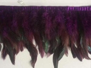 Frange de plumes de poulet noires en gros de Chine pour la vente - Product Image 5
