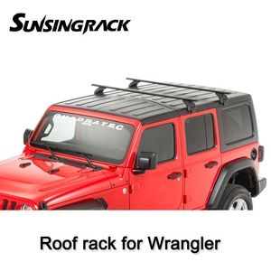 <span class=keywords><strong>Portapacchi</strong></span> in Alluminio Sunsing per Jeep Wrangler JK 4 Porte, <span class=keywords><strong>Accessori</strong></span> per Montaggio sul Tetto <span class=keywords><strong>Auto</strong></span>, Modello 2007+ - Product Image 4