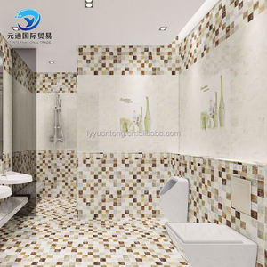 Chino azulejo 75x150mm azulejos de cocina 12x12 blanco de cerámica del piso - Product Image 1