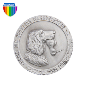 Costumbre de bronce antiguo en blanco de metal Monedas de Desafío - Product Image 1