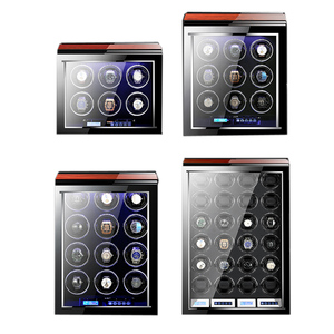 <span class=keywords><strong>Caja</strong></span> <span class=keywords><strong>de</strong></span> almacenamiento automática para reloj, 24 rotadores o bobinadoras, con pantalla táctil LCD - Product Image 2