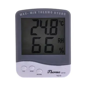 Dijital LCD Kapalı Sıcaklık Higrometre Termometre TA218D