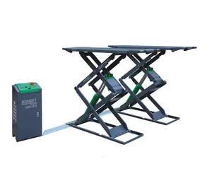 Thủy Lực Tự Động Thang Máy Xe Nâng Máy LNJS-3219 Scissor Lift Trên Mặt Đất Thiết Bị Xe