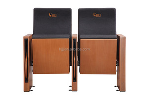 Banco de auditorio Asientos Europa Asiento de Teatro de madera Silla de auditorio de madera Venta directa de fábrica Asientos de auditorio de teatro - Product Image 2