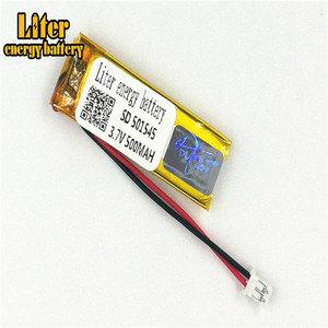 Plug 2.0-2 P 3.7 V 501545 500 mah lipo battery Rechargeable solar li ion polymer lithium battery with PCM - Product Image 1