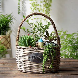 Hot Sale <strong>Wicker</strong> <strong>Basket</strong> Flower Girl <strong>Basket</strong> <strong>for</strong> Gift - Product Image 4