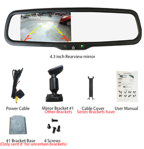 Màn Hình Gương Chiếu Hậu Xe Hơi 24V/12V CE RoHS 4.3 Inch - Product Image 6