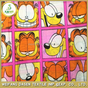 100% tessuto in poliestere <span class=keywords><strong>Garfield</strong></span> design dalla cina fabbrica tessile - Product Image 2