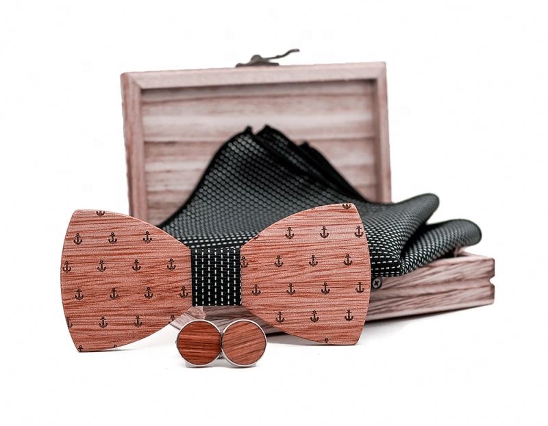Модный деревянный галстук-бабочка джентльменский галстук-бабочка Ручной Работы Музыкальный Узор Галстук-бабочка для вечеринки деревянный уникальный галстук для мужчин