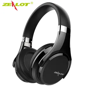 Zealot B21 Headset Nirkabel, Kontrol Sentuh Bass Dalam Stereo Bluetooth Headset Noise Cancelling dengan Mikrofon Hitam Usb Duplex 10 M