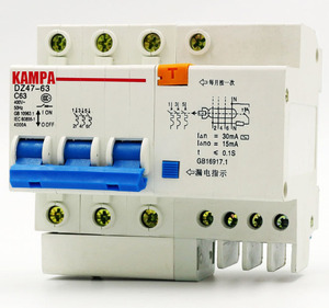 <span class=keywords><strong>DZ47LE</strong></span> ตัดวงจรโลกขนาดเล็ก3P + N 63A 380V <span class=keywords><strong>DZ47LE</strong></span>-63A กันรั่วในครัวเรือนสวิตช์ป้องกันการรั่วซึม RCBO - Product Image 4