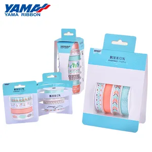 YAMA new retail customized 4 series satin grosgrain packing sets DIY ribbon for supermarket
