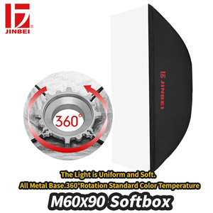 JINBEI M 60*90cm Photography Studio <strong>Soft</strong> <strong>Box</strong> Continuous <strong>Light</strong> with Bowens Mount for Vlogging Camera for youtube - Product Image 3