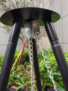 Accesorios para Parrilla de Acero para Fogatas y Balcones, con Funda de Poliéster 600D Resistente, Soporte para <span class=keywords><strong>Asador</strong></span> Giratorio - Product Image 5